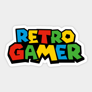 Retro Gamer (N64 font) Sticker